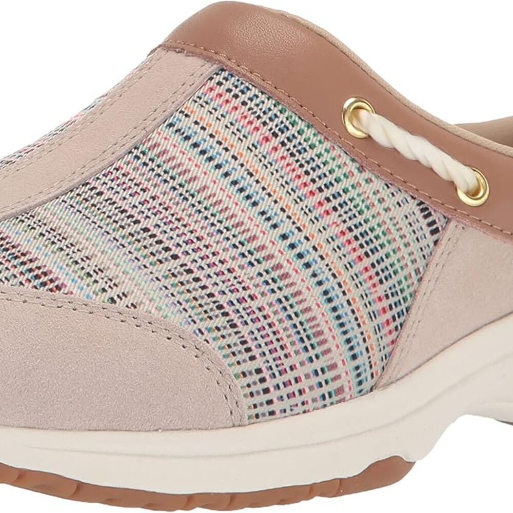 Women's Suede Rubber Sole Slip-On Shoe Arch Support Orthotic Friendly